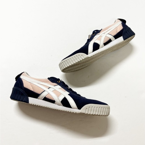 Onitsuka Tiger by Asics Womens Navy Pink White Delegation F Sneaker Size 11 - Picture 3 of 13